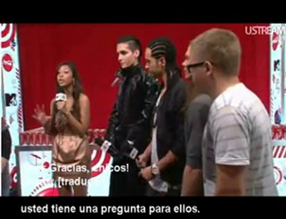 Tokio Hotel entrevista   MTV VMAJ (25/06/2011)