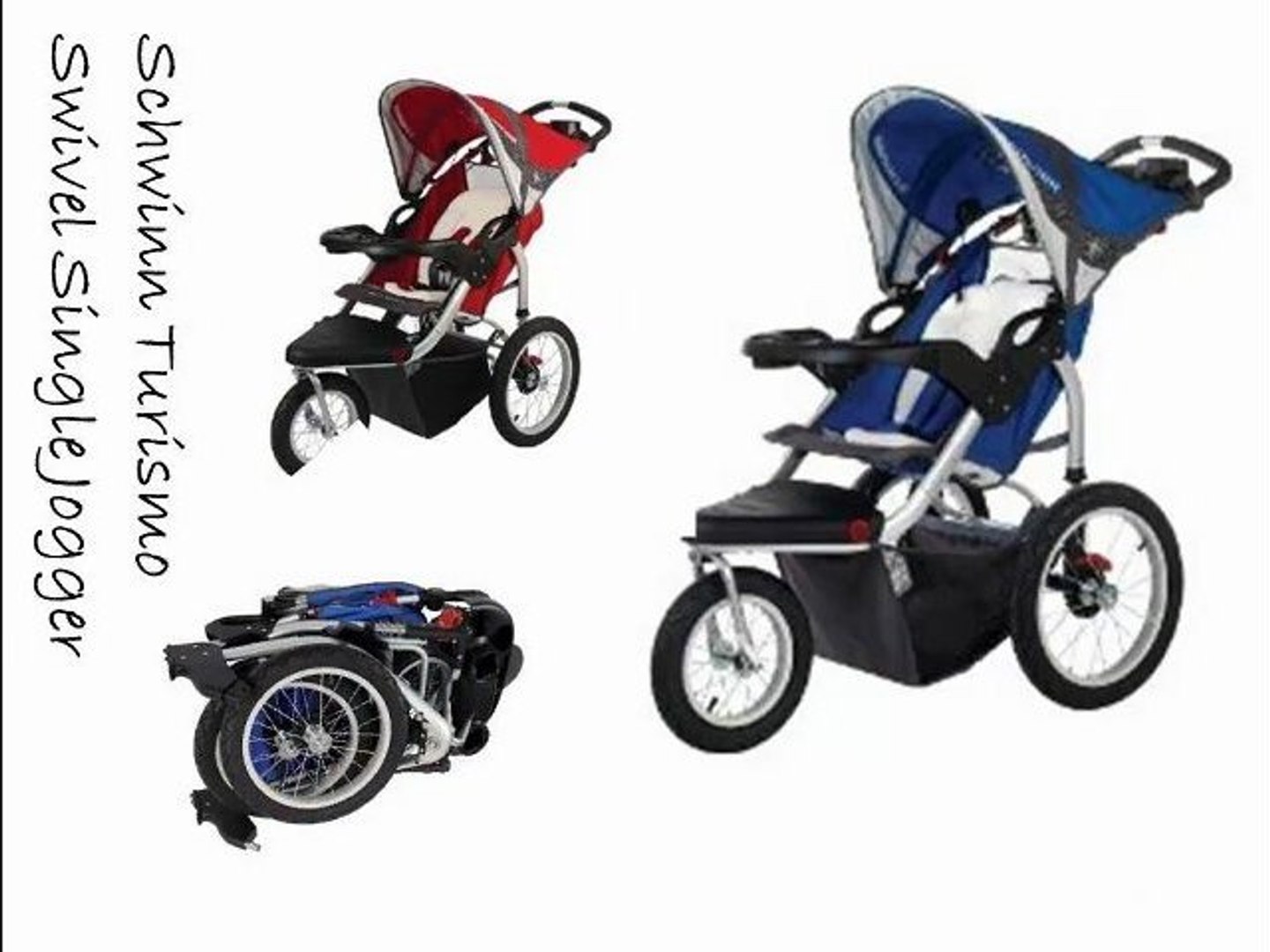 schwinn turismo swivel wheel jogger