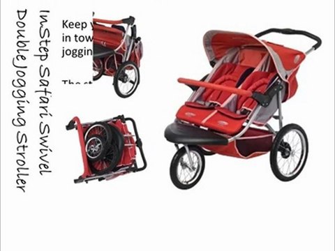 Tike tech on sale double jogging stroller