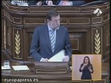 Rajoy critica la intervención de Zapatero
