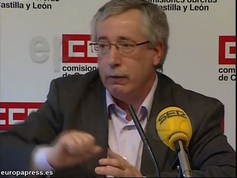 Toxo en desacuerdo con la privatización de AENA