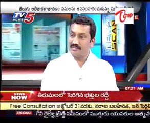 News Scan - Journalist Vikram, TRS Raghunandan, TDP Naragoni & MLC Jupudi Prbhakar - 02