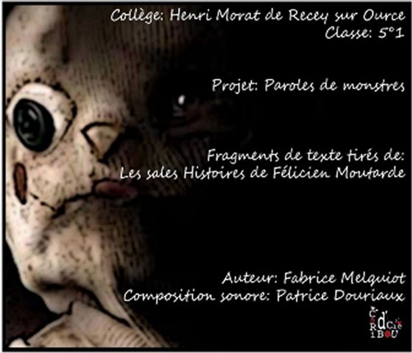 projet paroles de monstres