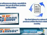 The Best Spinner Is The One That Produces Quality Articles
