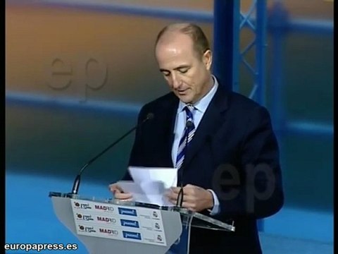 Real Madrid con las marcas 'Madrid' y 'España'