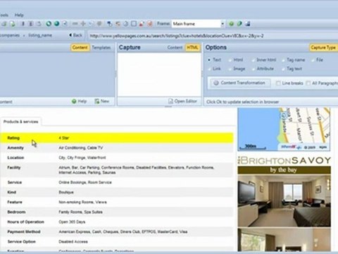 Extracting large amount of data from Yellow Pages