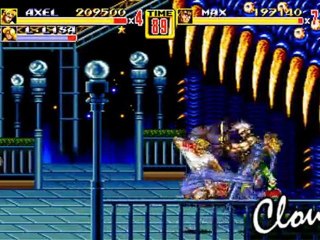 Streets of Rage 2, Stage 3 , Mania, no death, Coop