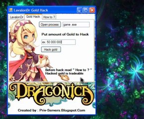 Lavalon Dragonica Gold Hack - Private Server Hack