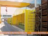 COUVERTURES RETRACTABLES - Couverture pour bâtiment de stockage