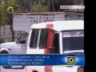 Presos desafiantes en Rodeo