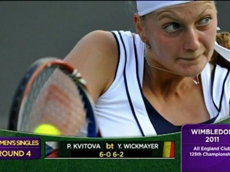 Wimbledon - Kvitova im Viertelfinale