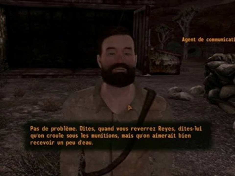 Fallout NV Walkthrough 101. Les agents de communication