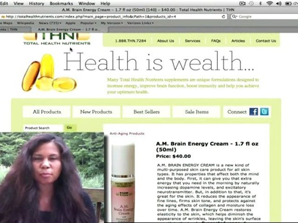 Total Health Nutrients: Skip the Coffee with Brain Energy Cream