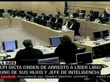 Corte Penal Internacional ordena capturar al líder Gaddafi
