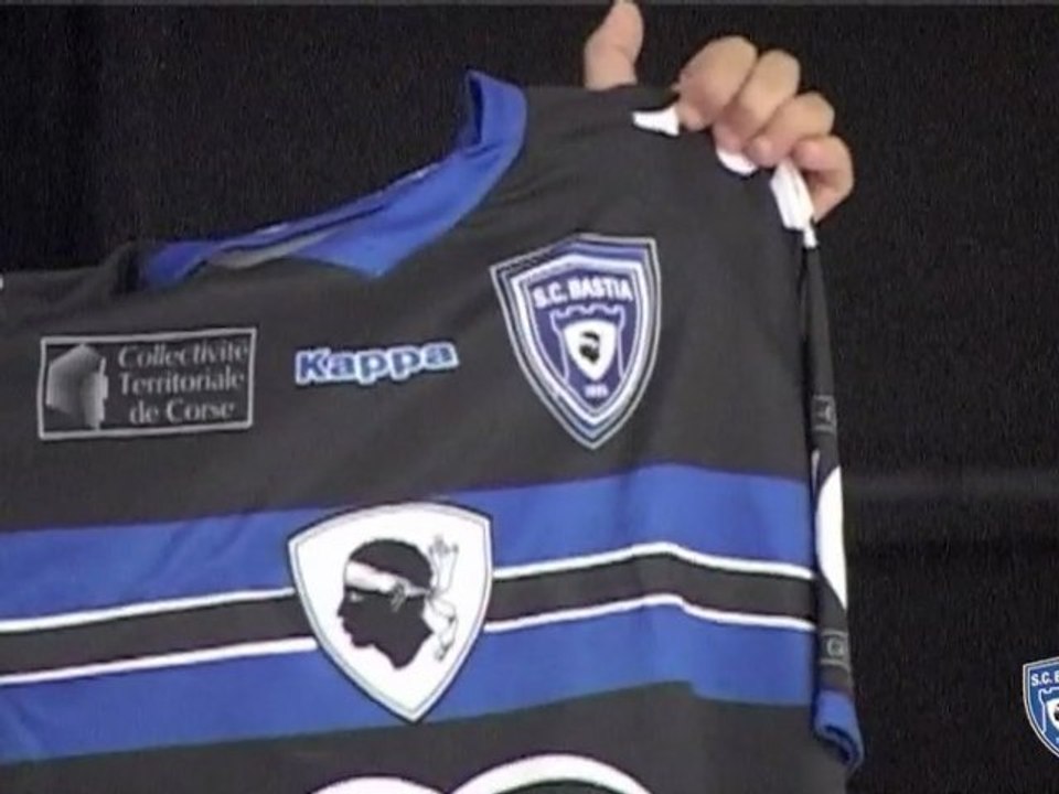 SC Bastia - Présentation des Maillots 2011-12