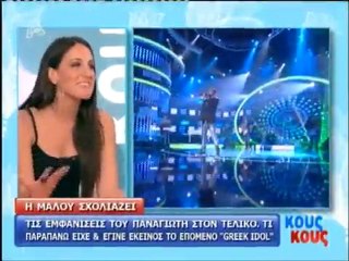 atithaso blogspot-Η Μαλού για την νίκη του Παναγιώτη