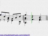 Johann Sebastian Bach's Jesu, Joy of Man's Desiring (Guitar Solo) sheet music - Video Score
