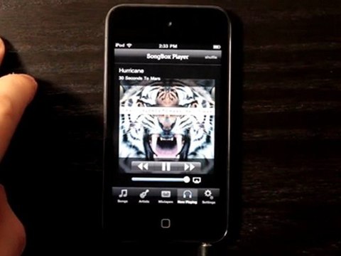 Songbox Player for Dropbox iPhone App Demo
