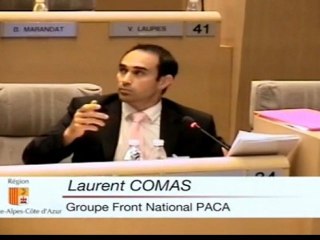 tentative de censure :Laurent Comas Région PACA 24.06.2011 (FN)  Subventions rénovation logement