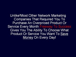 A Detailed Explanation of the Freeway to Success Opportunity