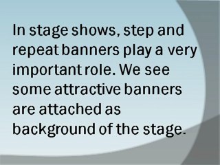 Attractive Step and Repeat Banners