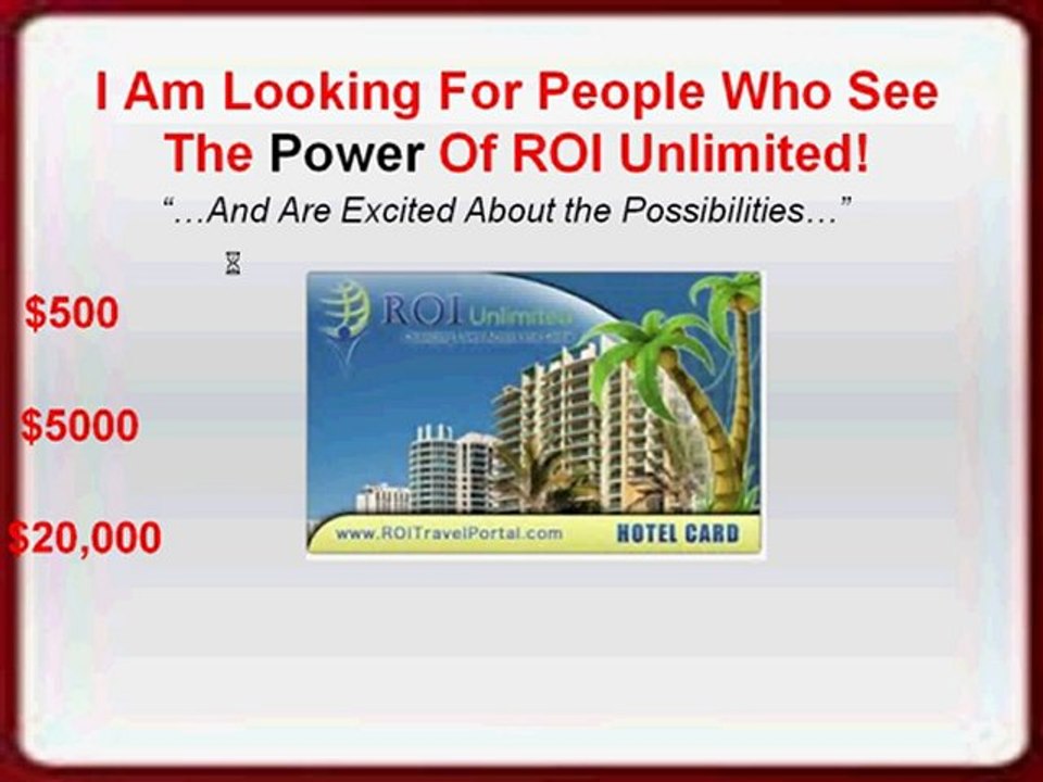 ROI Unlimited - It's Time To Make A Decision!