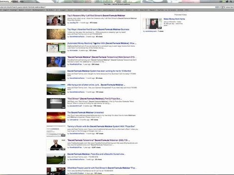 Proof of my software promoting Secret Formula Webinar Mark Sansom 916-234-0151