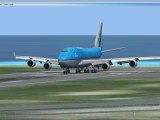 take off Boeing 747-400