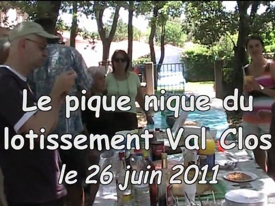 Pique nique du lotissement Val Clos