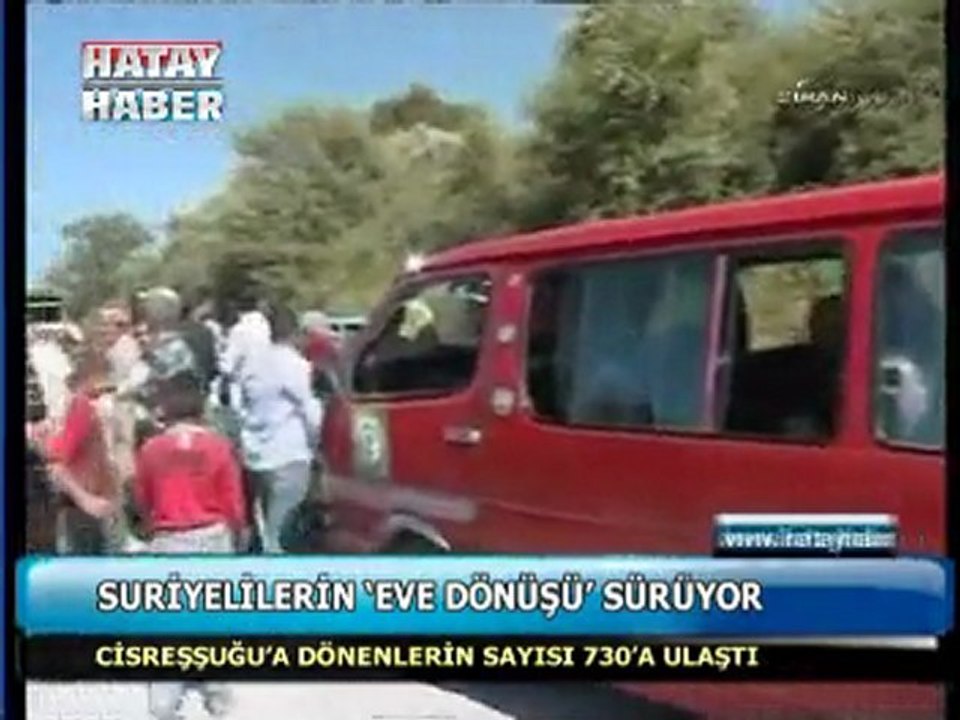 suriyelilerin eve dönüşü sürüyor