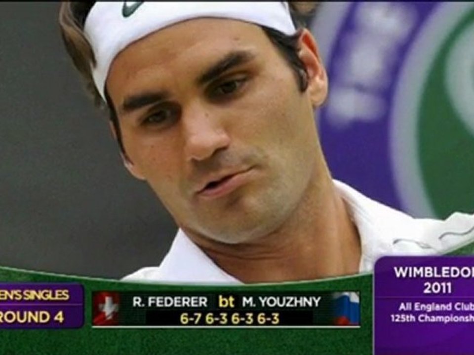 Wimbledon - Federer im Viertelfinale