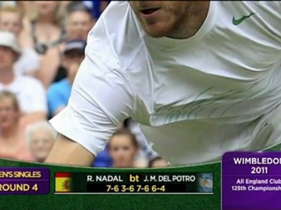 Wimbledon - Nadal besiegt Del Potro
