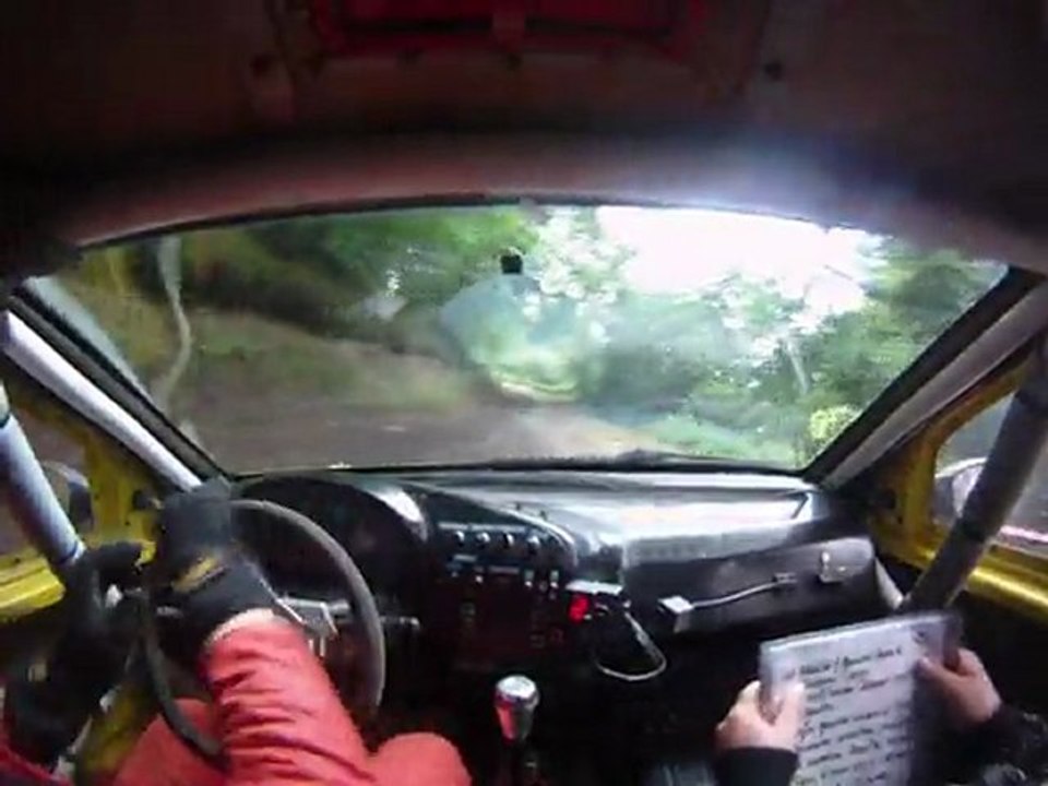 Jean-Claude Costes-Blondet Coralie N°15 rallye du Cantal 2O11 - camèra embarquée