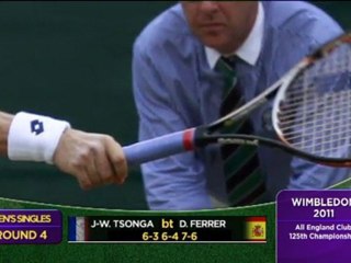Wimbledon : Tsonga surclasse Ferrer