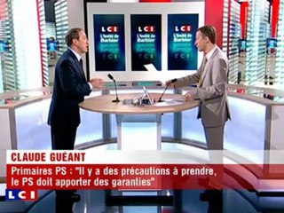 Claude GUÉANT Invité de Christophe BARBIER sur LCI