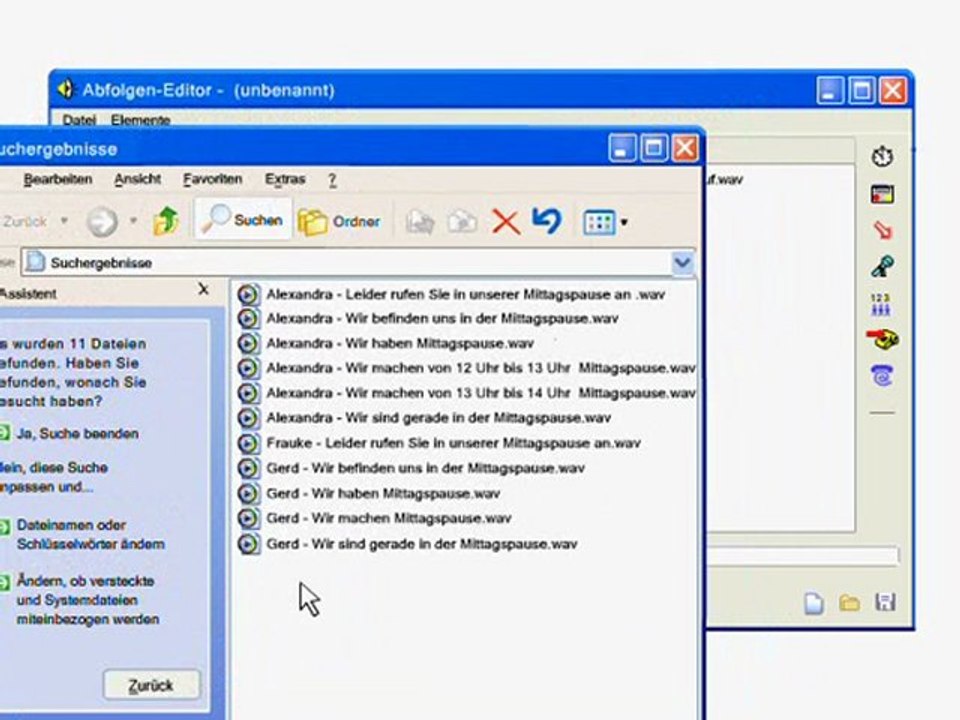 Talkmaster-Software: Ansagen am PC zusammenstellen