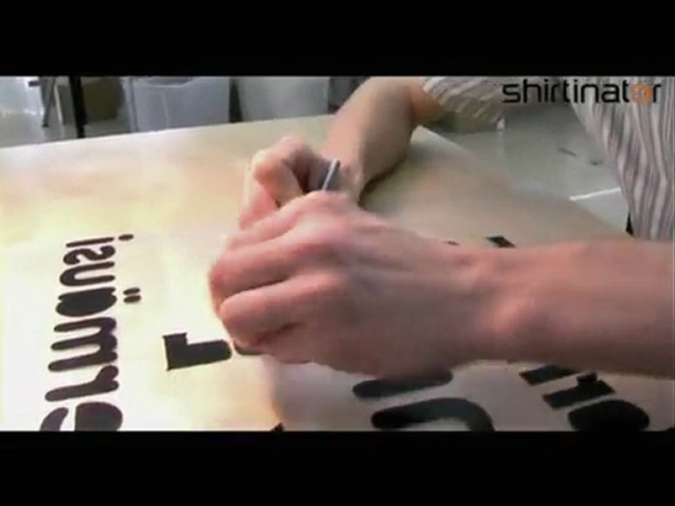 Shirtinator Impression T-Shirt en Flex-Flock