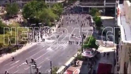 Αστυνομικός κλοιός στο Σύνταγμα