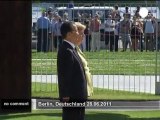 China's premier Wen Jiabao arrives in Germany - no comment