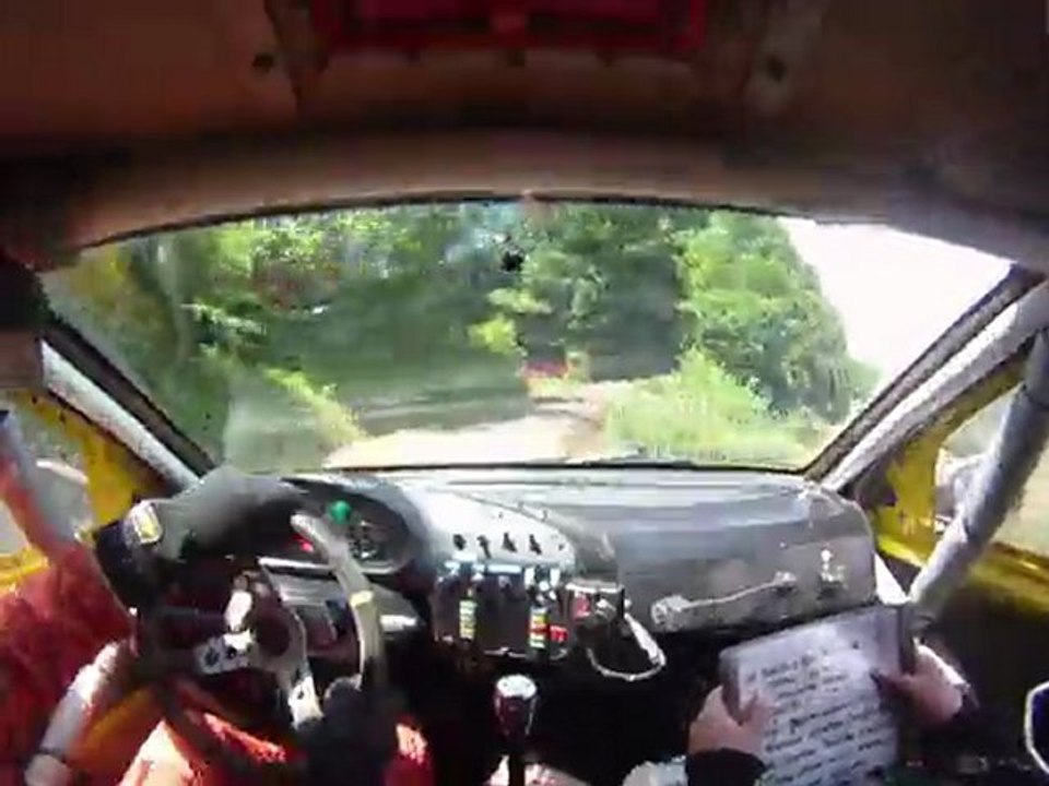 Jean-Claude Costes-Blondet Coralie N°15 - Rallye du Cantal 2o11 ES9 - caméra embarquée