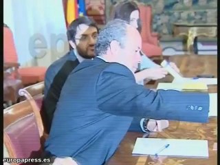 Reunión del secretario de Estado de Justicia