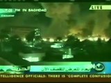 Iraq War. Baghdad, March 21, 2003.