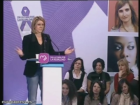 Rajoy y Cospedal en Día Internacional de la Mujer