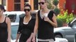 Exklusiv: Kim Kardashian und Heidi Klum joggen