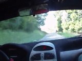 rallye des bornes 2011 chavanne chioso cam embarque 206 wrc