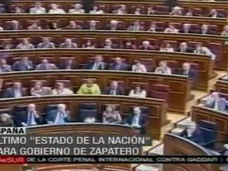 Último debate del estado de la nación para Zapatero