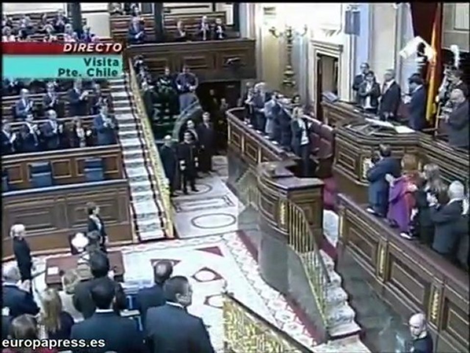 Bono y Piñera en el Congreso de los Diputados