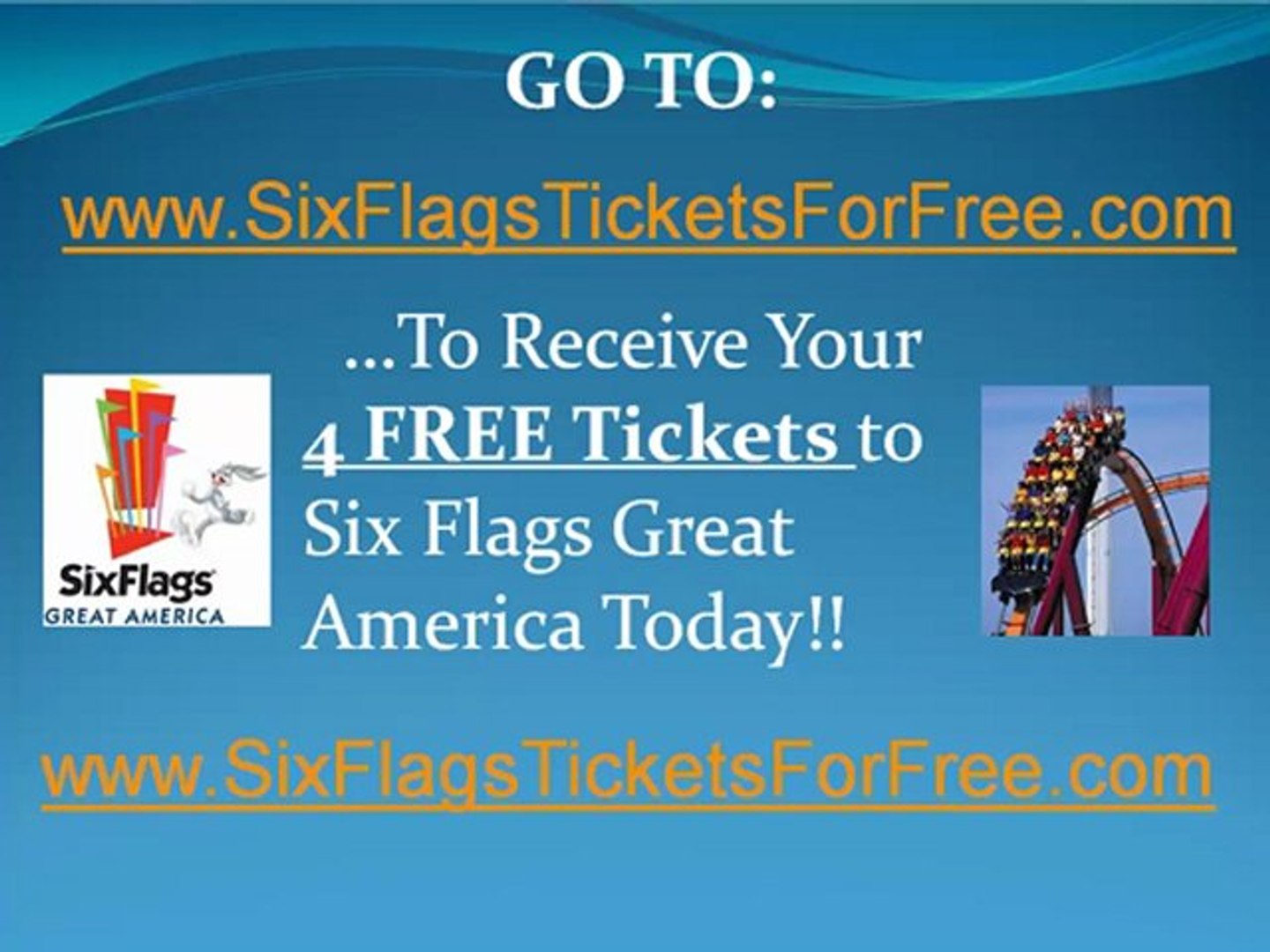 Six Flags Hours & Free Six Flags Great America Tickets - video Dailymotion