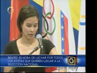Alejandra Benítez en discusión de Ley del Deporte