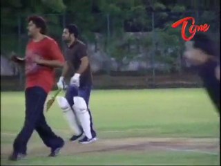 Balayya - Ram Charan - NTR - Net Practice for Star Cricket